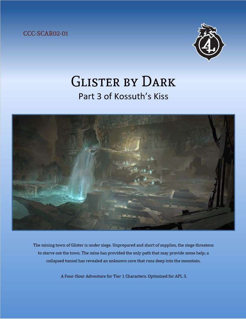 CCC-SCAR02-01 Glister By Dark (FANTASY GROUNDS)